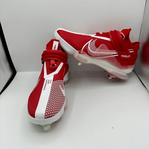 Nike Force Zoom Trout 7 Baseball Cleats Red CI3134-602 Men’s Size 9.5,10.5,11,13 - Picture 1 of 5